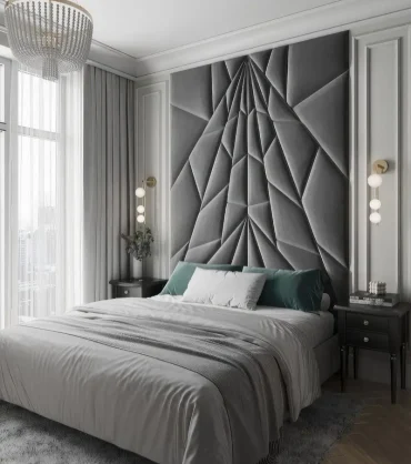 Headboard wall design nikachoob