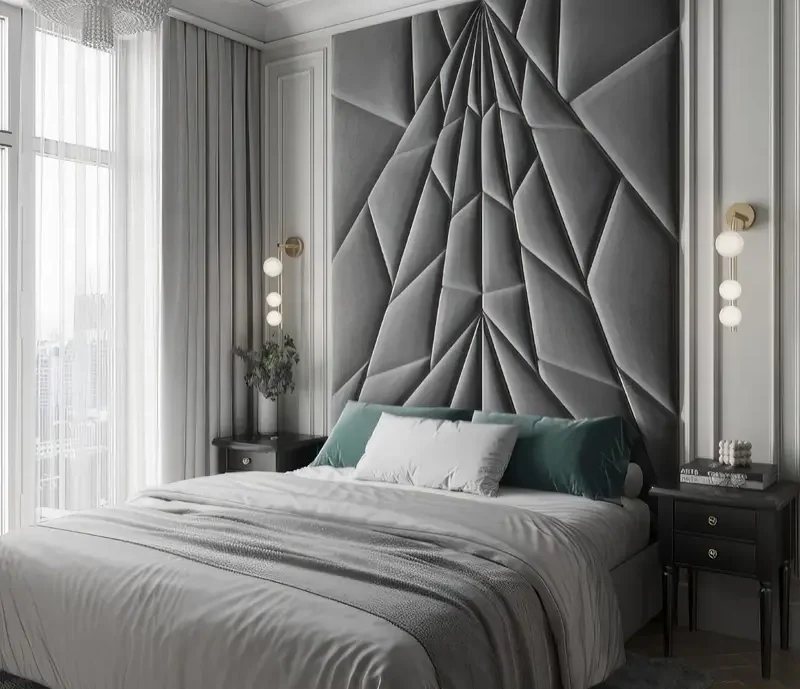 Headboard wall design nikachoob